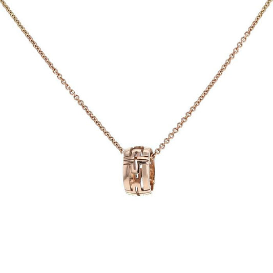 [Luxe Jewels]PARENTESI NECKLACE PINK GOLD