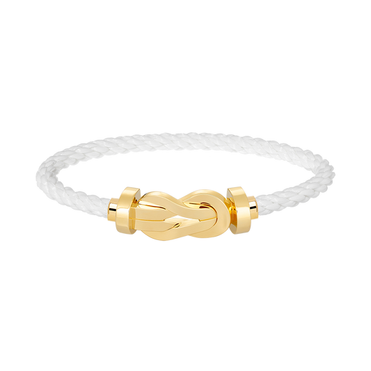 [Luxe Jewels]CHANCE LARGE 8 FIGURE BUCKLE NO DIAMOND BRACELET GOLD