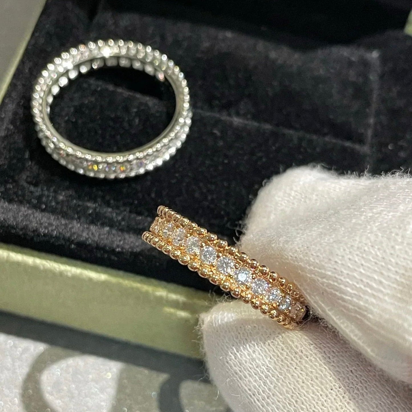 [Luxe Jewels]PERLEE DIAMOND SILVER RING