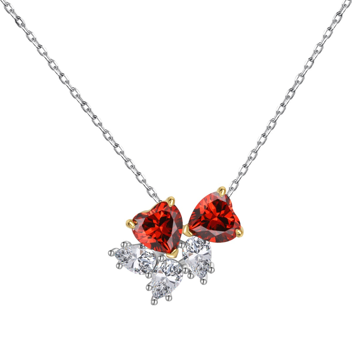 [Luxe Jewels]Dainty Red Heart Necklace