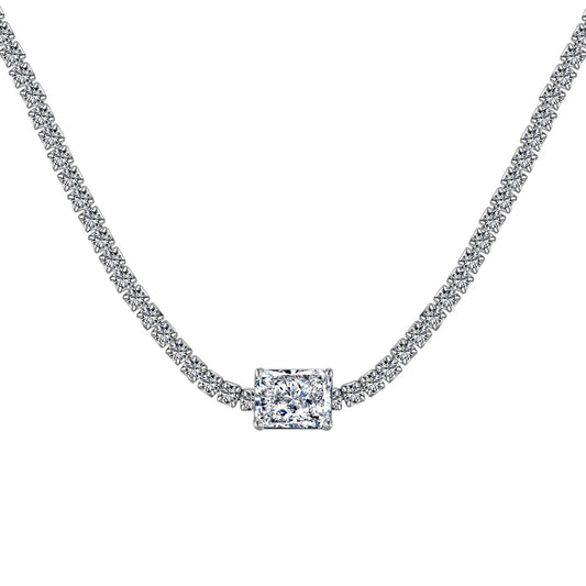 [Luxe Jewels]2.0 carat Ornate Emerald Cut Necklace