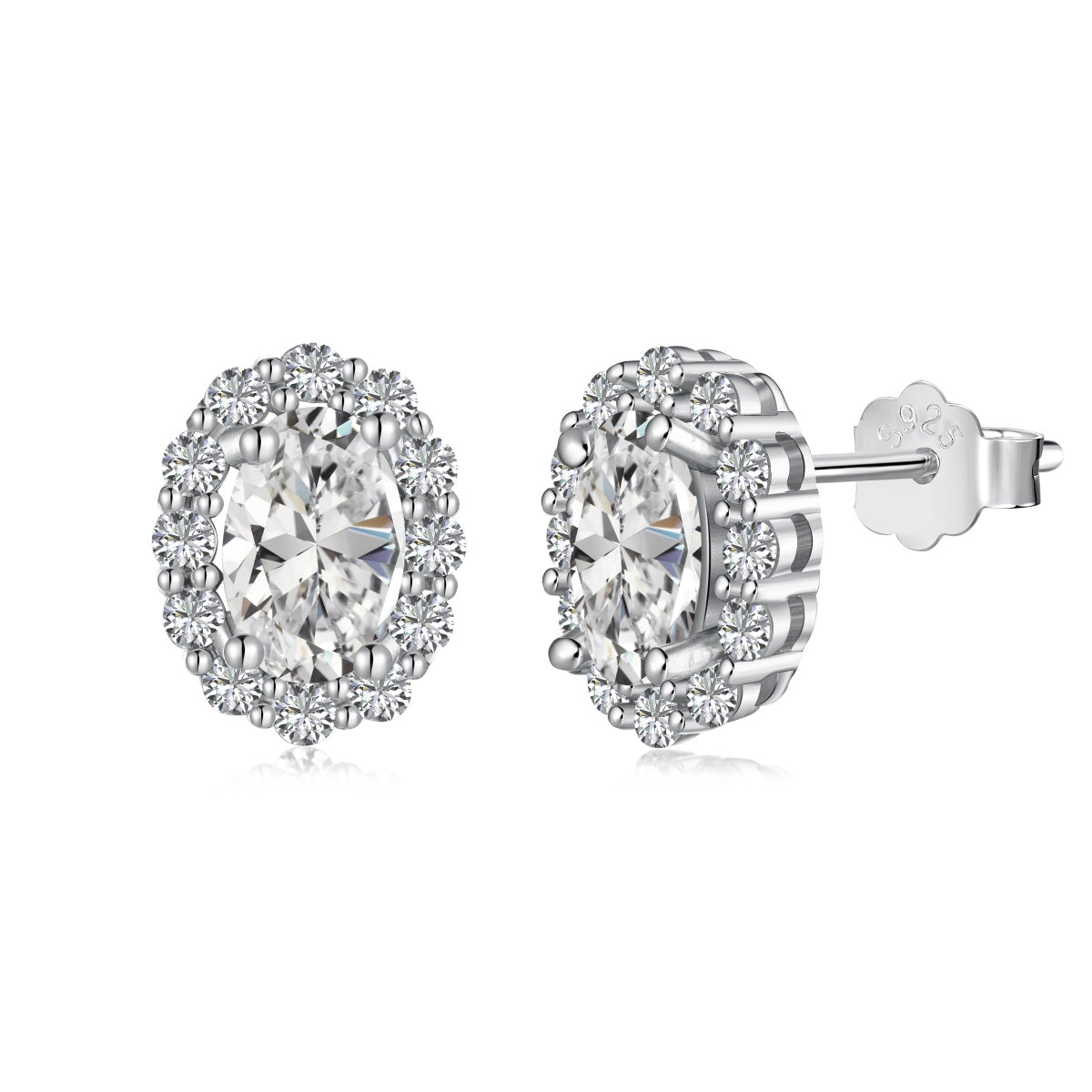 [Luxe Jewels]Delicate Unique Oval Cut Daily Earrings