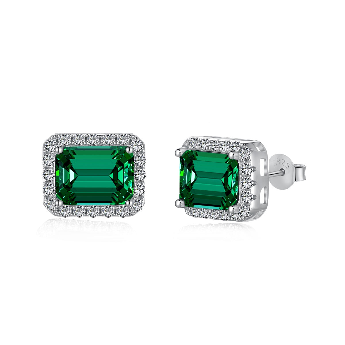 [Luxe Jewels]Luxurious Dainty Emerald Cut Banquet Earrings