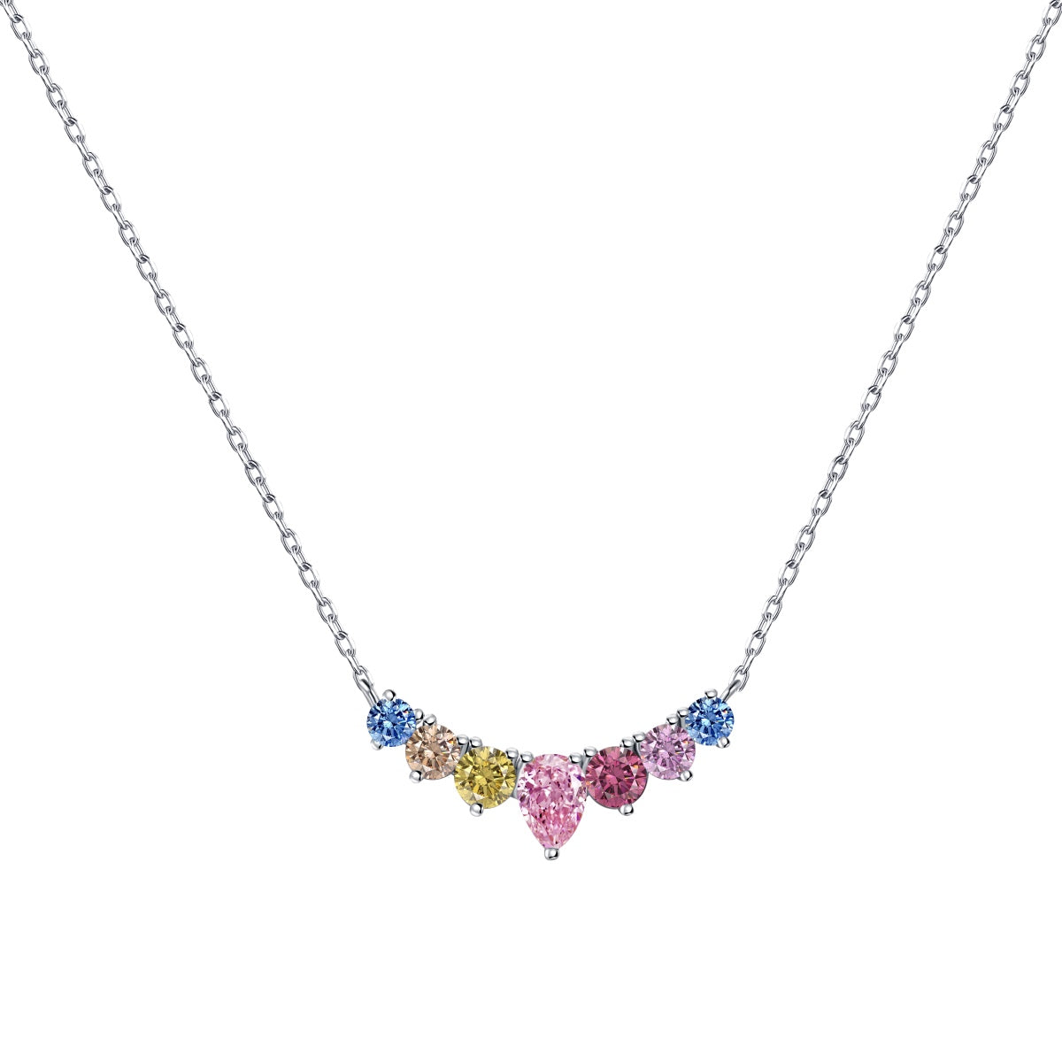 [Luxe Jewels]Dainty Colorful Heart Necklace