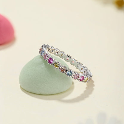 [Luxe Jewels]Exquisite Colorful Round Cut Party Ring