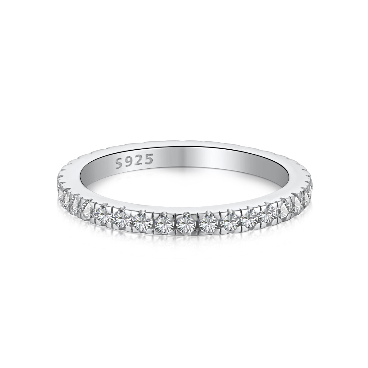 [Luxe Jewels]Delicate Sparkling Round Cut Daily Ring