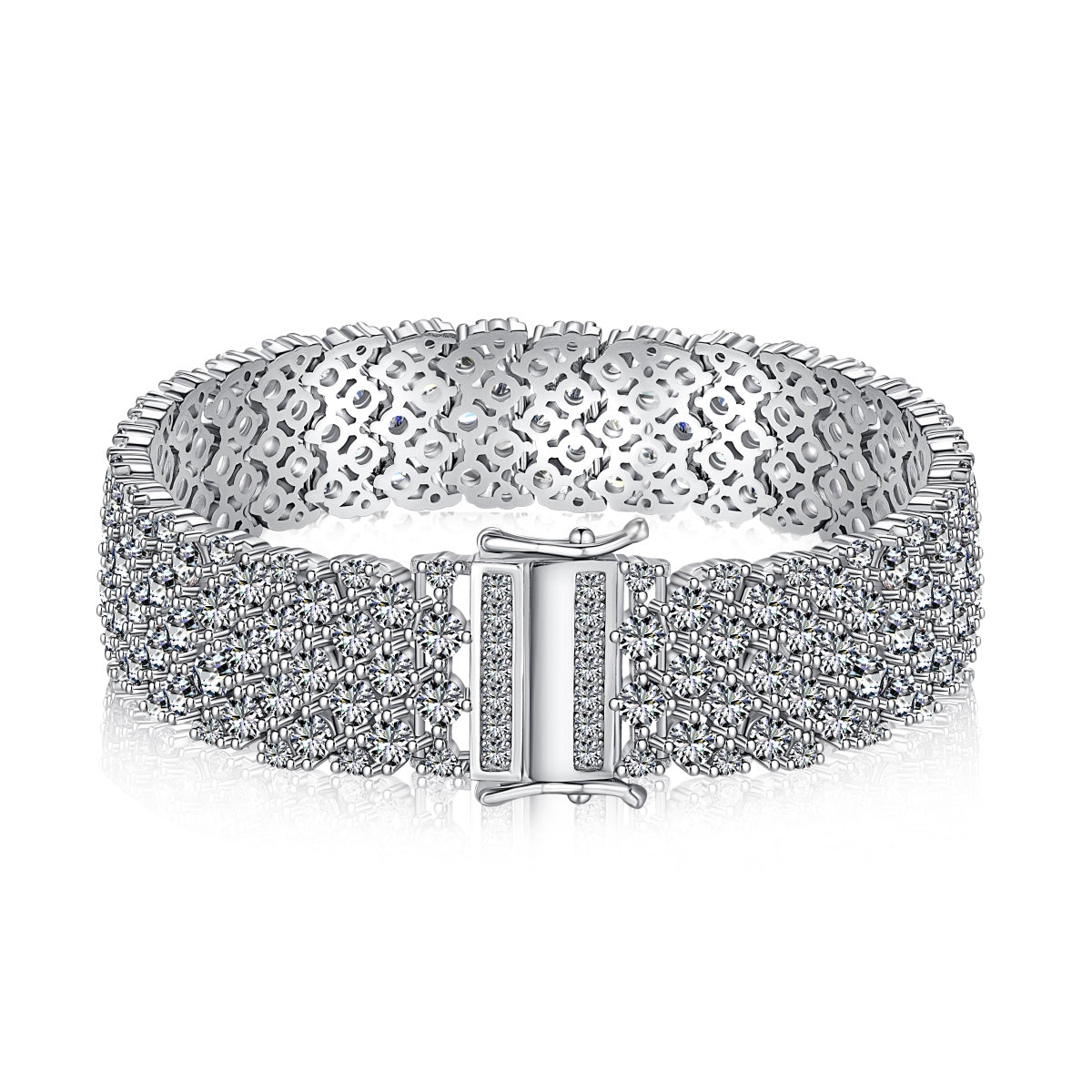 [Luxe Jewels]Ornate Elegant Round Cut Party Bracelet