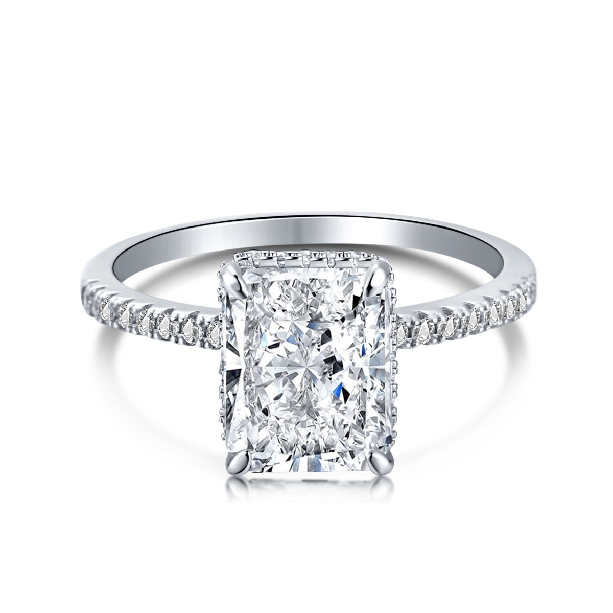 [Luxe Jewels]4.0 Carat Luxurious Engagement Ring