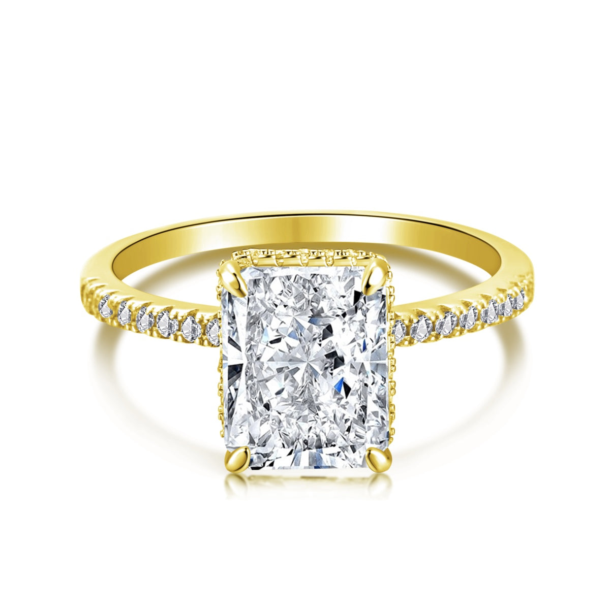 [Luxe Jewels]4.0 Carat Luxurious Engagement Ring