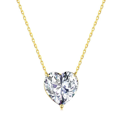 [Luxe Jewels]6.0 carat Radiant Heart Shape Necklace