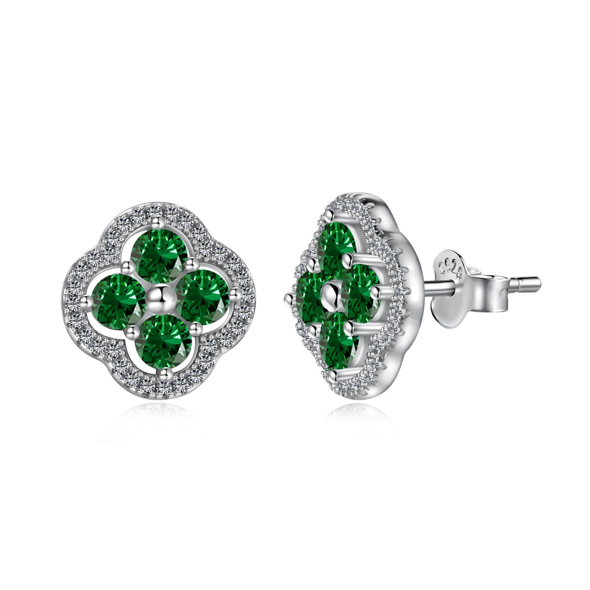 [Luxe Jewels]Four-Leaf Clover Exquisite Earrings