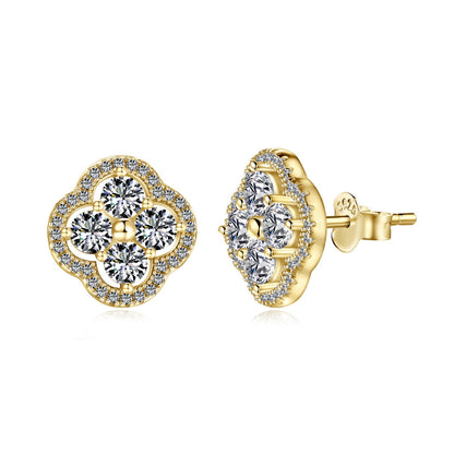 [Luxe Jewels]Four-Leaf Clover Exquisite Earrings