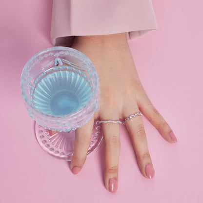 [Luxe Jewels]Ornate Vibrant Round Cut Daily Ring