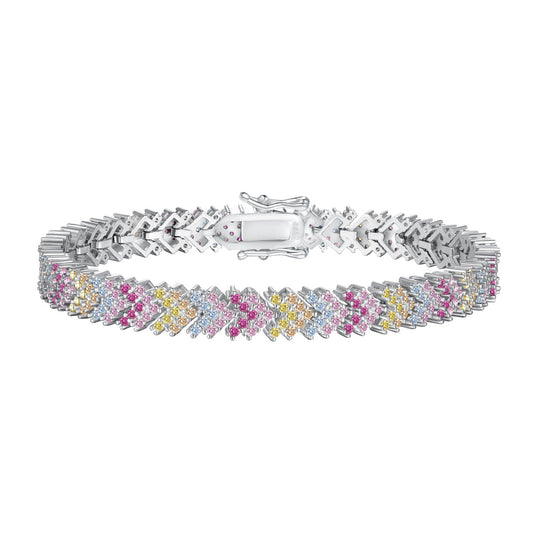 [Luxe Jewels]Ornate Sparkling Round Cut Party Bracelet