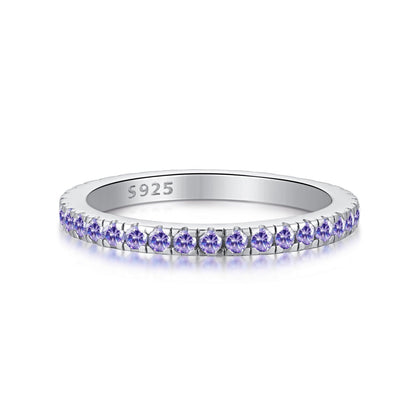 [Luxe Jewels]Delicate Sparkling Round Cut Daily Ring