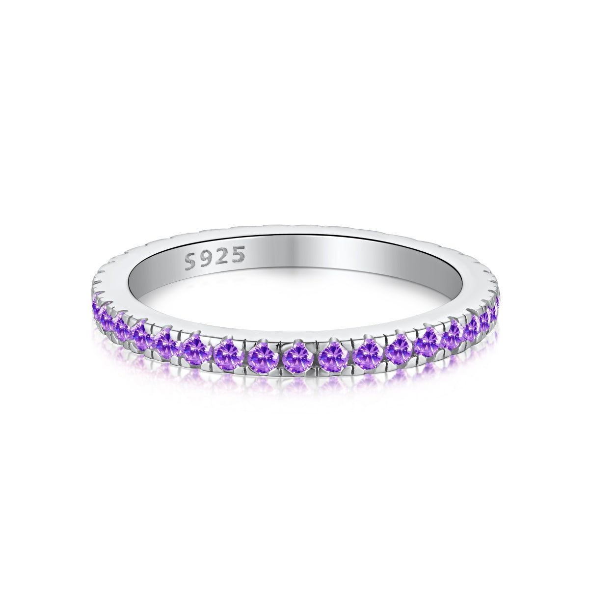 [Luxe Jewels]Delicate Sparkling Round Cut Daily Ring