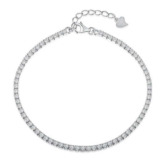 [Luxe Jewels]Radiant Shinning Princess Cut Tennis Bracelet