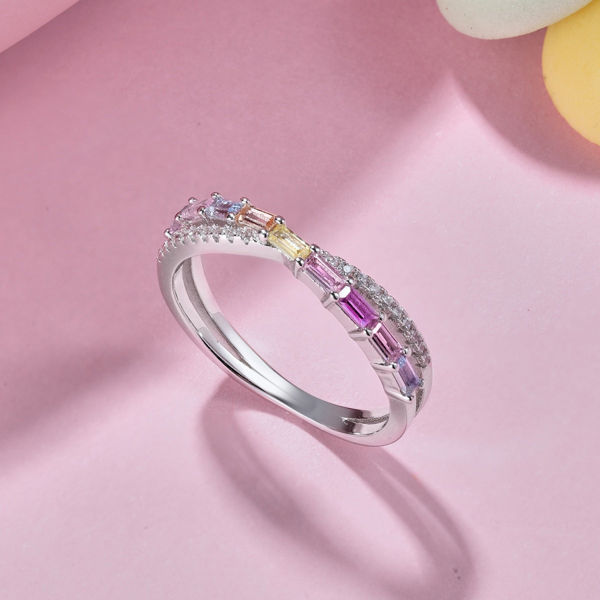 [Luxe Jewels]Energetic Elegant Radiant Cut Party Ring