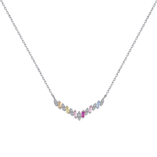 [Luxe Jewels]Dazzling Rainbow Necklace