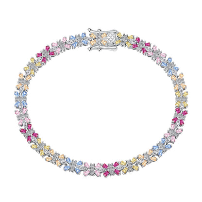 [Luxe Jewels]Radiant Colorful Emerald Cut Party Bracelet