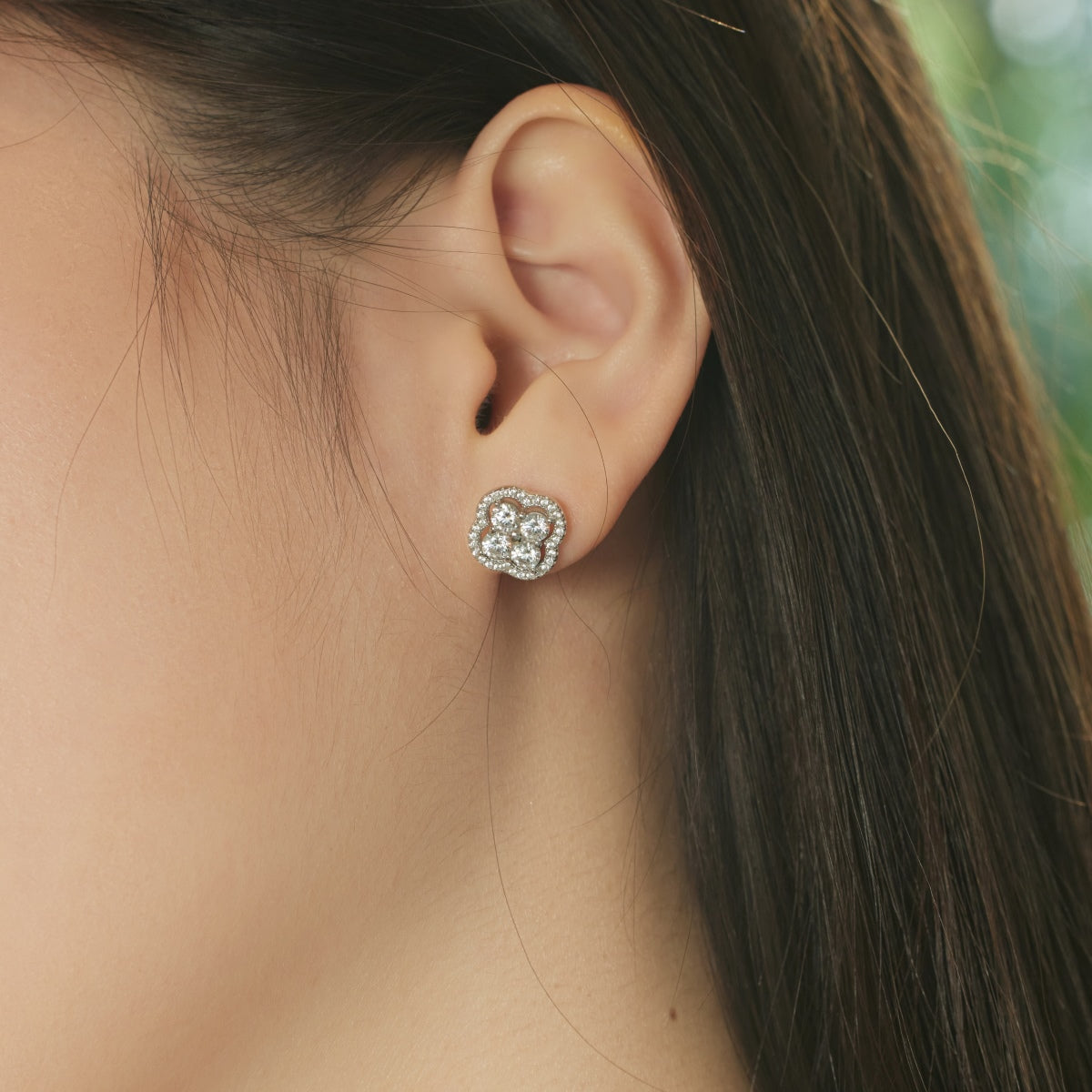 [Luxe Jewels]Four-Leaf Clover Exquisite Earrings