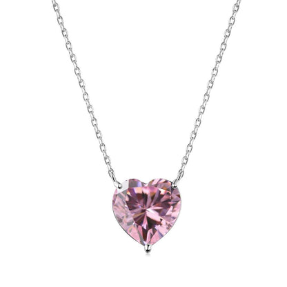 [Luxe Jewels]6.0 carat Radiant Heart Shape Necklace