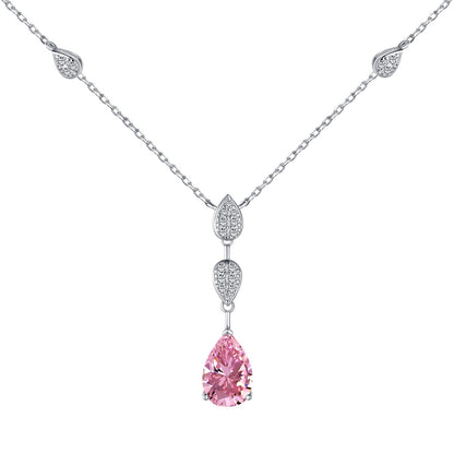 [Luxe Jewels]Dazzling Pear Cut Necklace