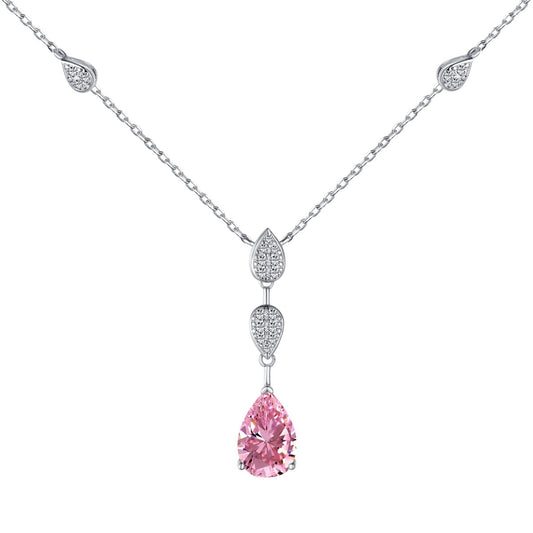 [Luxe Jewels]Dazzling Pear Cut Necklace