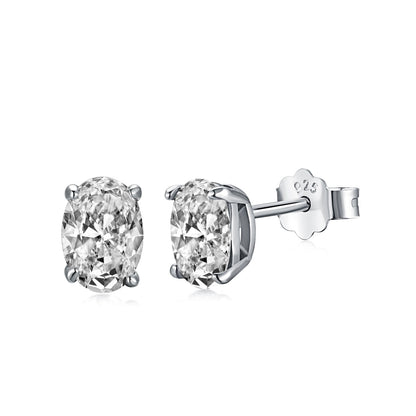 [Luxe Jewels]Oval Classic Dignified Elegant Earrings