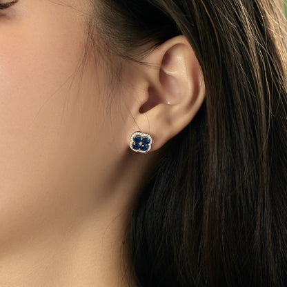 [Luxe Jewels]Four-Leaf Clover Exquisite Earrings