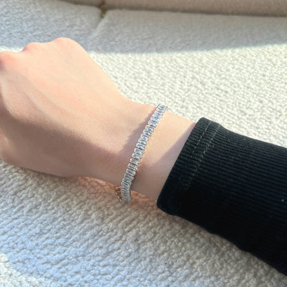 [Luxe Jewels]Exquisite Emerald Cut Daily Bracelet