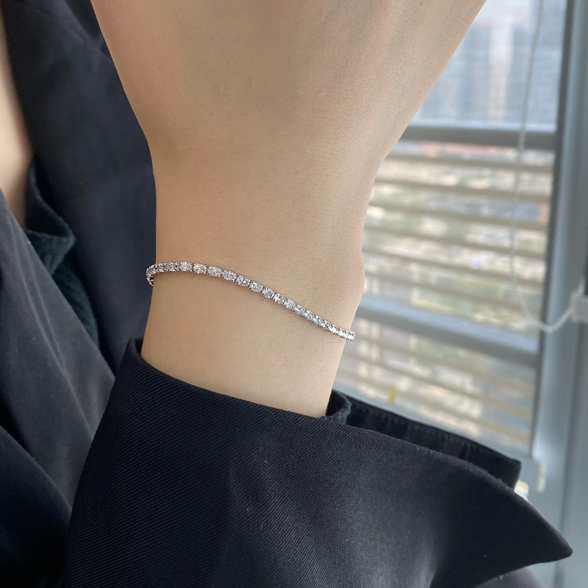 [Luxe Jewels]Elegant Emerald Cut Daily Bracelet