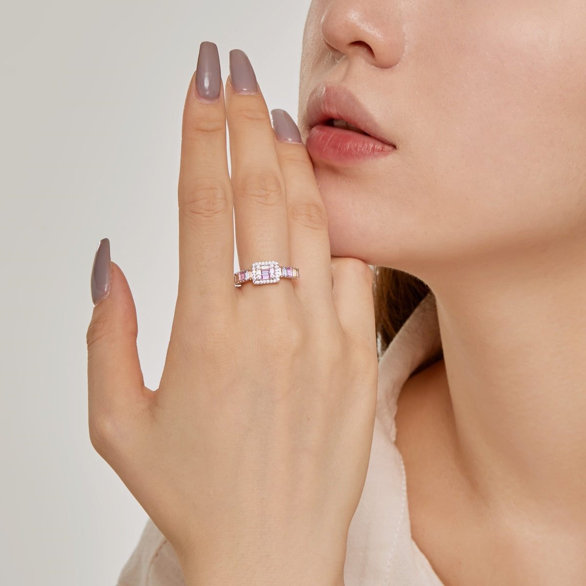 [Luxe Jewels]Exquisite Colorful Radiant Cut Party Ring