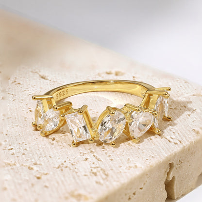 [Luxe Jewels]Delicate Multi Cut Ring