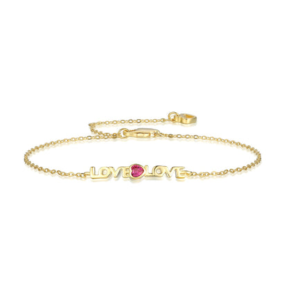 [Luxe Jewels]Romantic Heart Shape Lover Bracelet