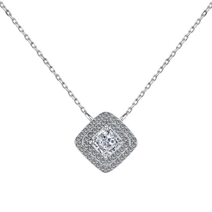 [Luxe Jewels]Sparkling Asscher Cut Necklace