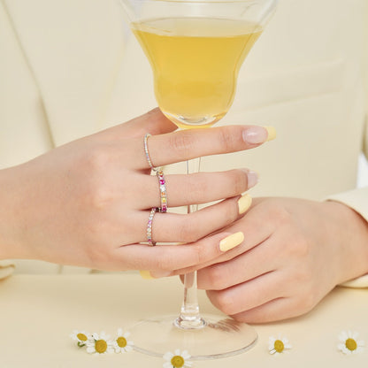 [Luxe Jewels]Elegant Vivid Round Cut Daily Ring