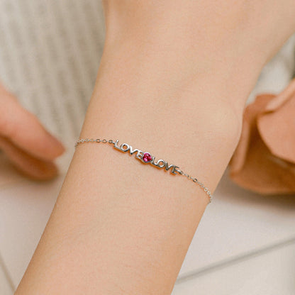 [Luxe Jewels]Romantic Heart Shape Lover Bracelet