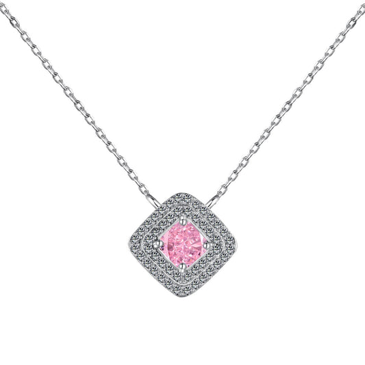 [Luxe Jewels]Sparkling Asscher Cut Necklace