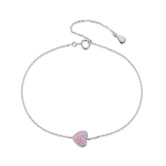 [Luxe Jewels]Heart-Shaped Gentle and Versatile Bracelet