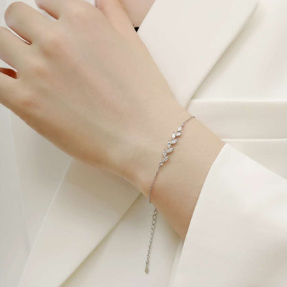 [Luxe Jewels]Elegant Wheat Leaves Shape Bracelet