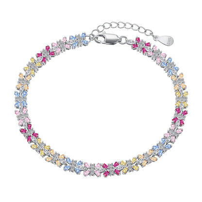 [Luxe Jewels]Radiant Colorful Emerald Cut Party Bracelet