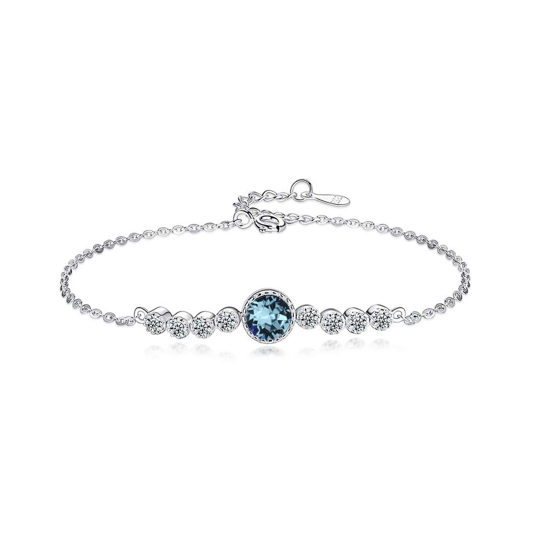 [Luxe Jewels]Luxurious Heart Of The Ocean Bracelet