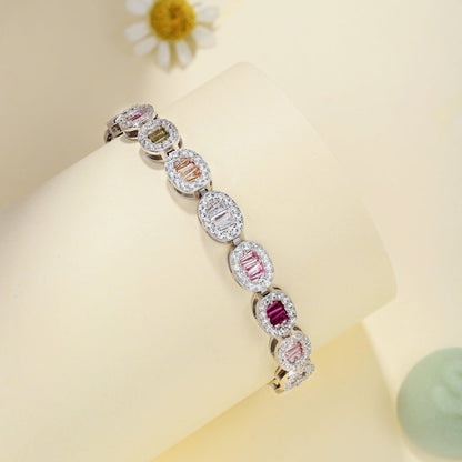 [Luxe Jewels]Exquisite Ornate Emerald Cut Daily Bracelet