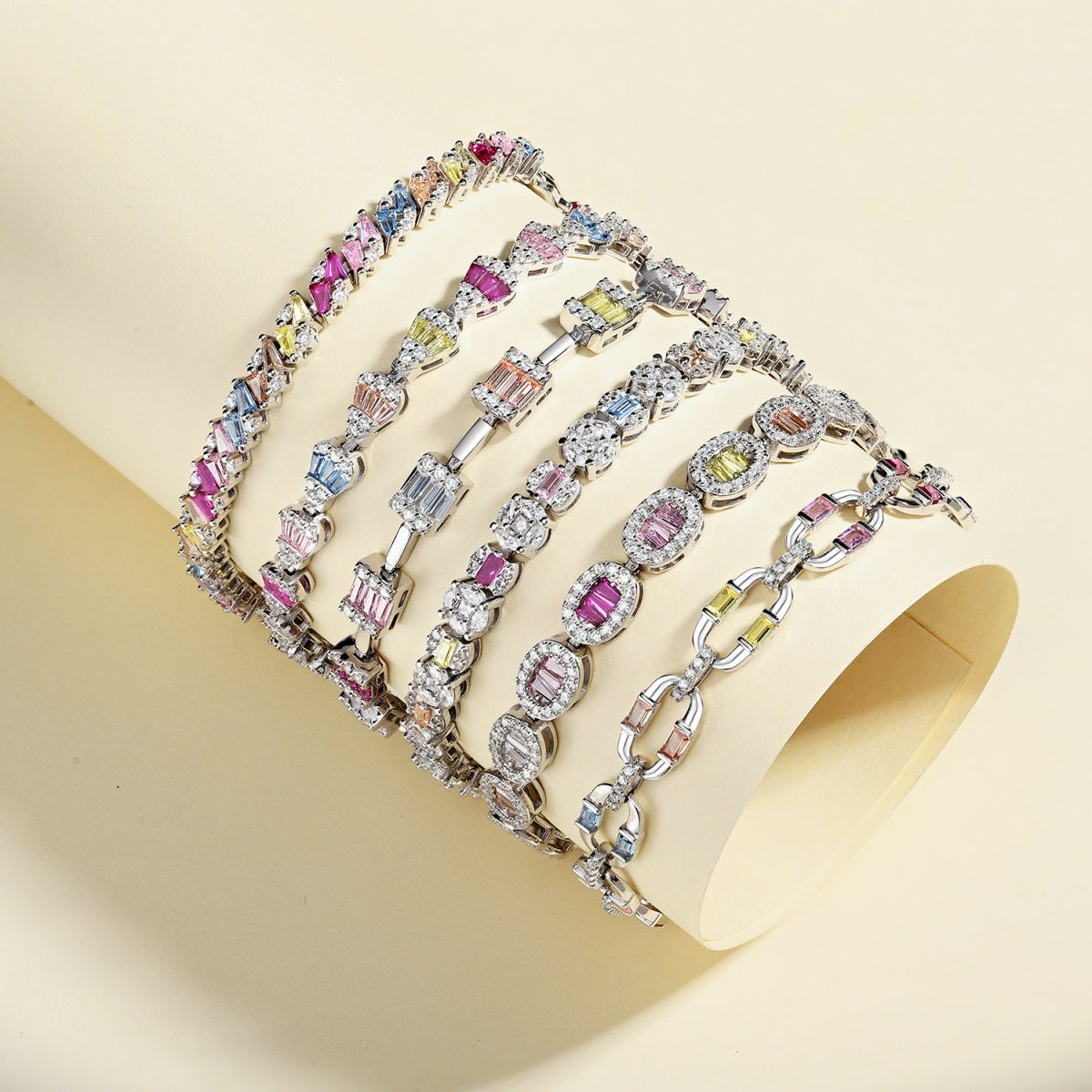 [Luxe Jewels]Exquisite Ornate Emerald Cut Daily Bracelet