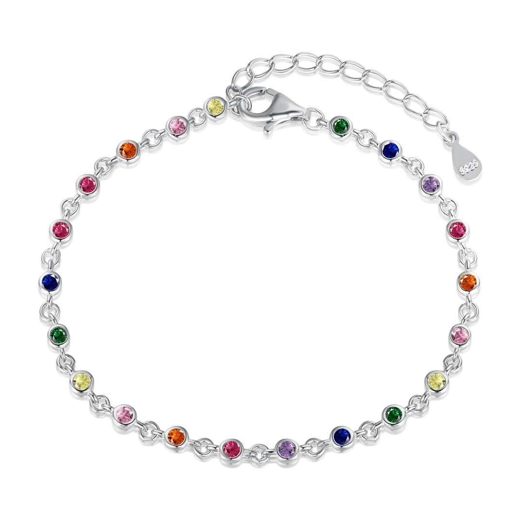 [Luxe Jewels]Colorful Bead Array Bracelet