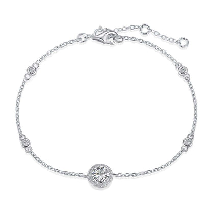 [Luxe Jewels]Dazzling Round Cut Shape Bracelet