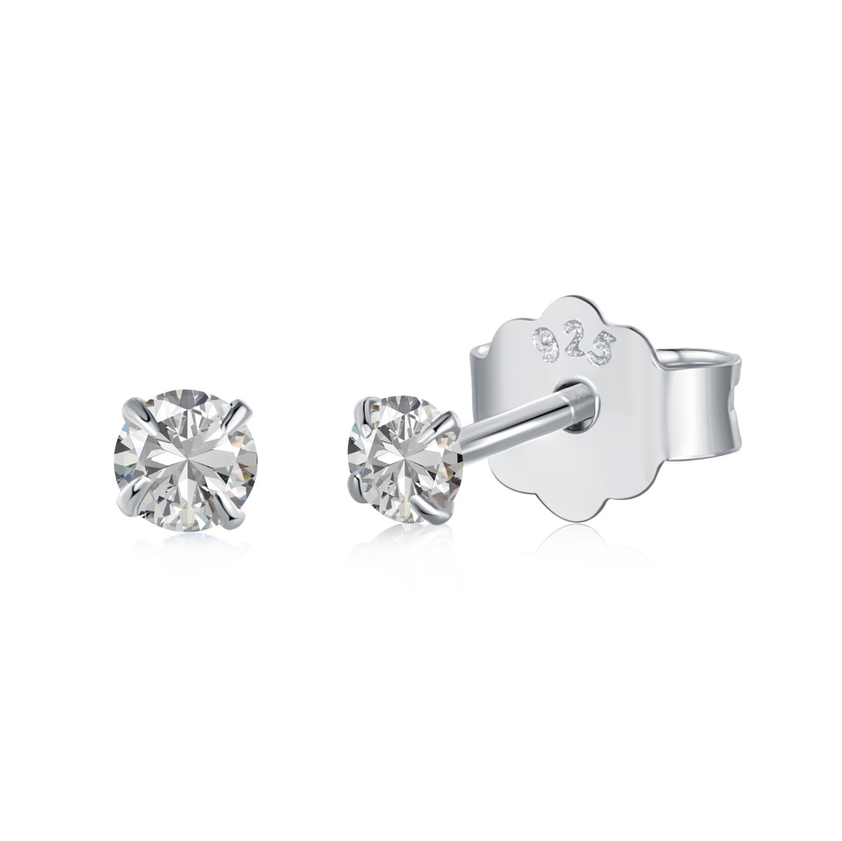 [Luxe Jewels]Delicate Solitaire Earrings