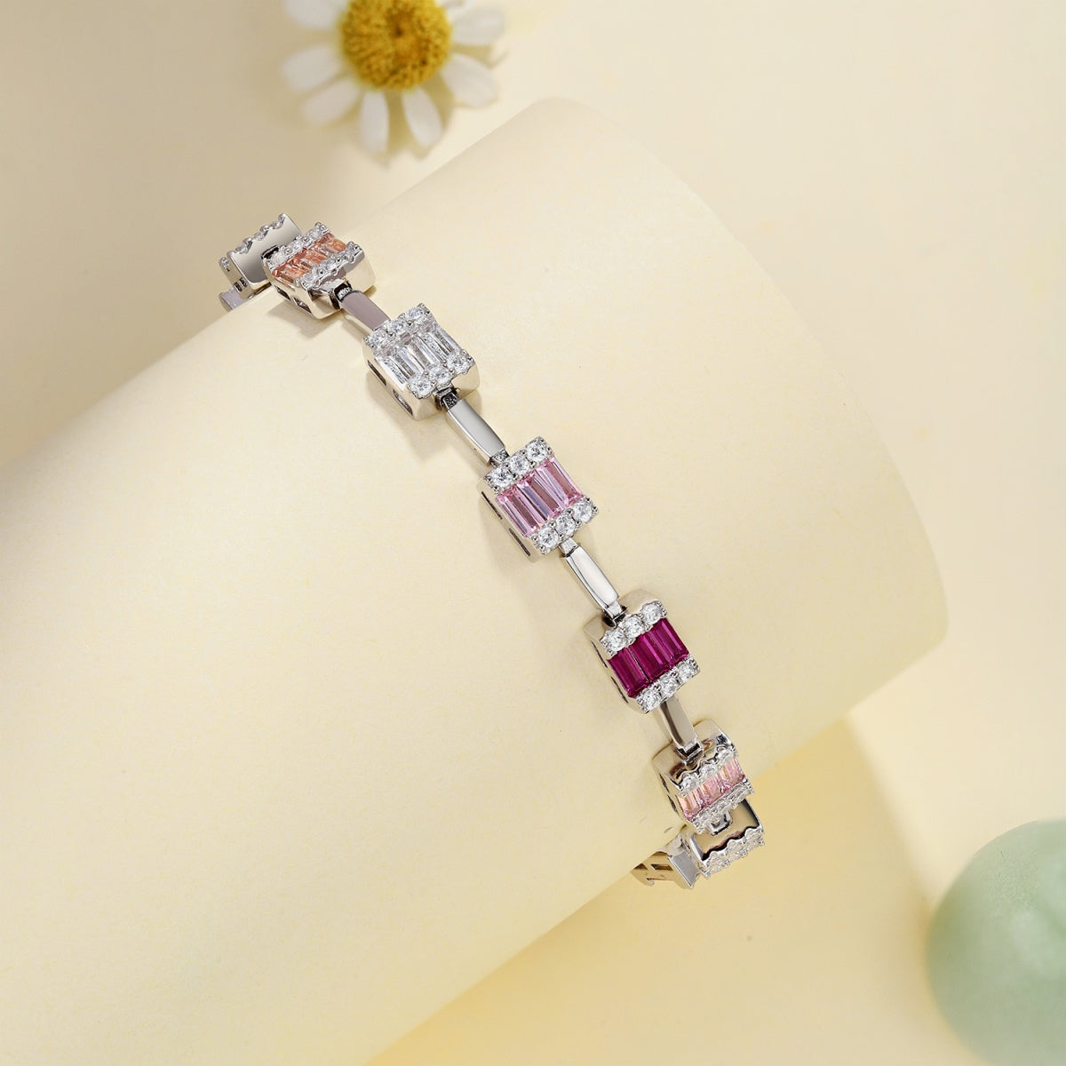 [Luxe Jewels]Dainty Charming Emerald Cut Daily Bracelet