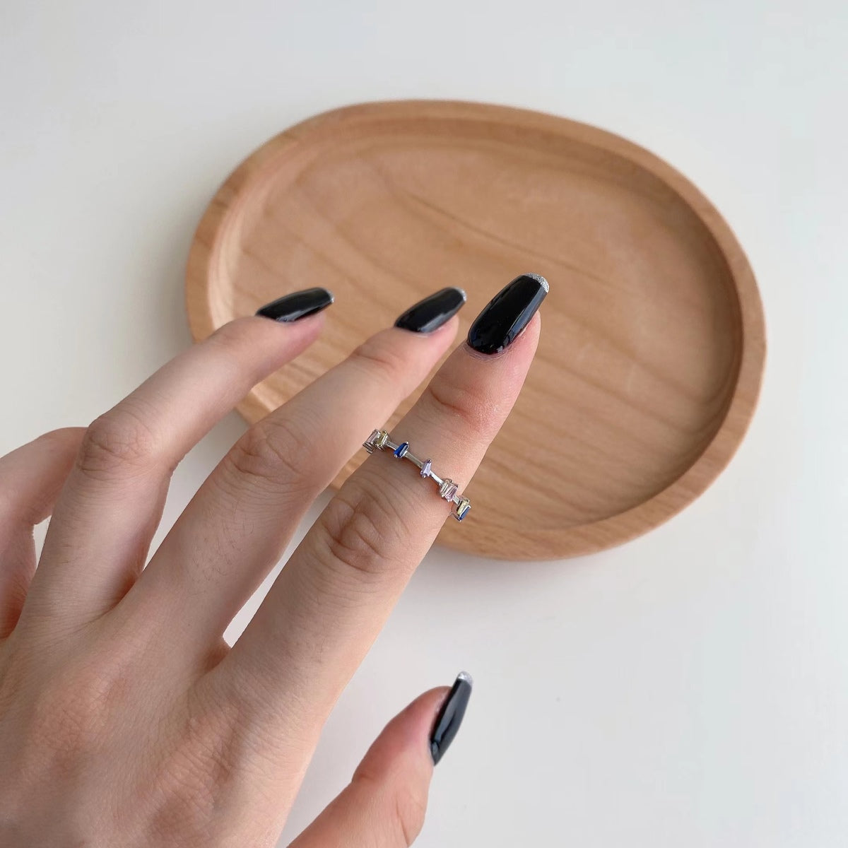 [Luxe Jewels]Unique Trapezoid Cut Daily Ring